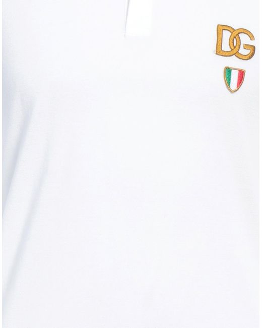 Polo Dolce & Gabbana de hombre de color White
