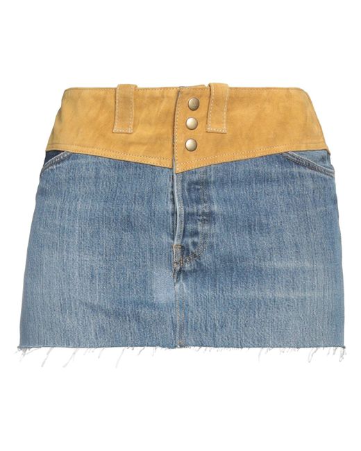 RE/DONE with LEVI'S Blue Mini Skirt