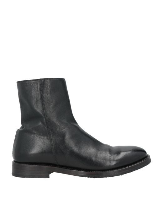 Alberto Fasciani Black Ankle Boots for men