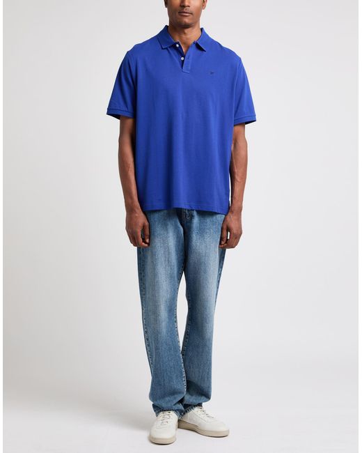 Polo Hackett de hombre de color Blue