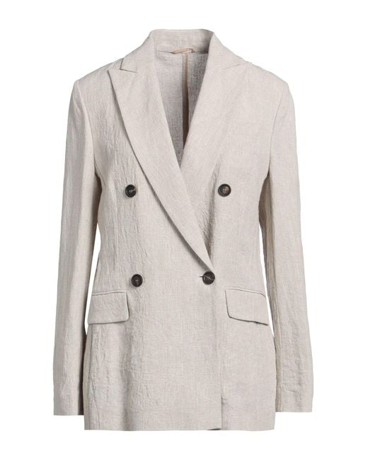 Brunello Cucinelli Natural Blazer