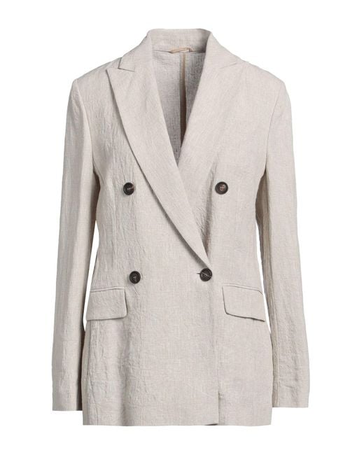 Brunello Cucinelli Natural Blazer