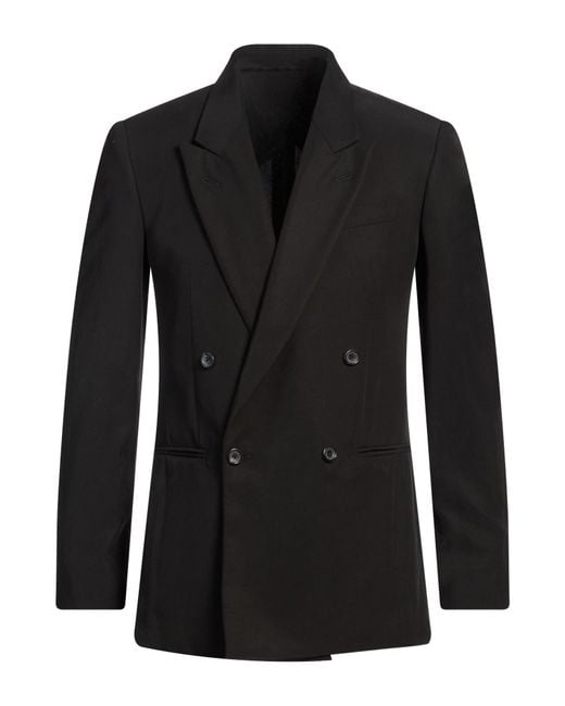 Reveres 1949 Black Blazer Lyocell for men
