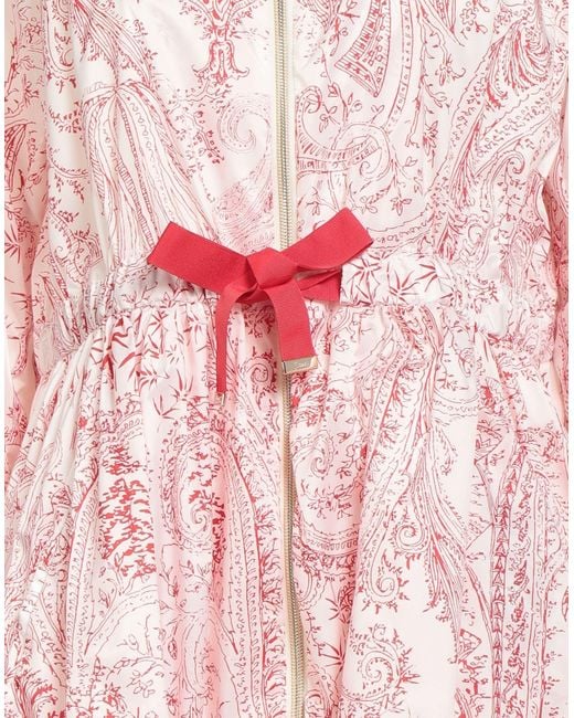 Herno Pink Overcoat & Trench Coat