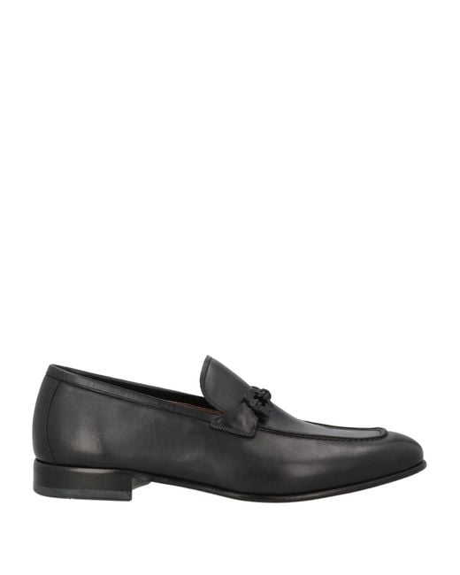 Ferragamo Black Loafers Leather for men