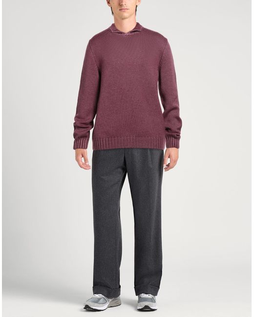 Dondup Purple Turtleneck Wool for men