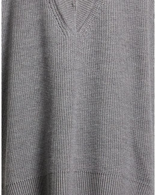 Jil Sander Gray Sweater Wool, Cotton, Polyamide for men