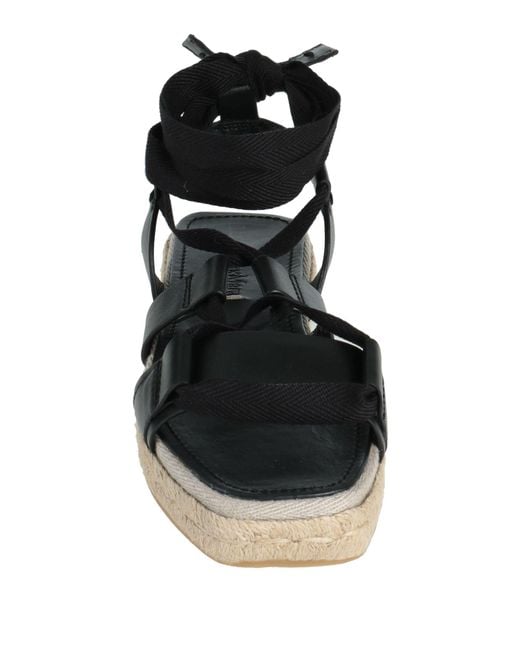Max Mara Black Espadrilles