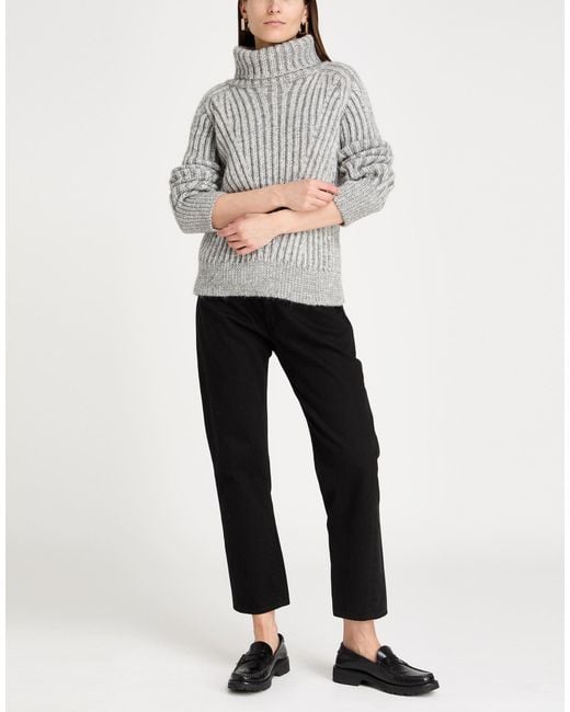 Moorer Gray Turtleneck