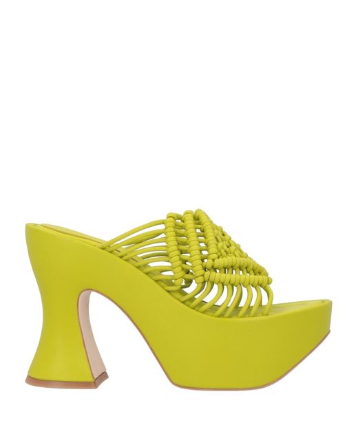 Paloma Barceló Yellow Sandals