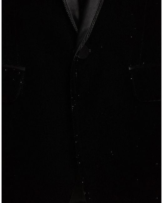 DSquared² Black Blazer Viscose, Polyester for men