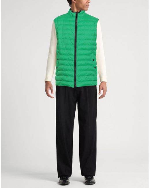 Peuterey Green Gilet for men
