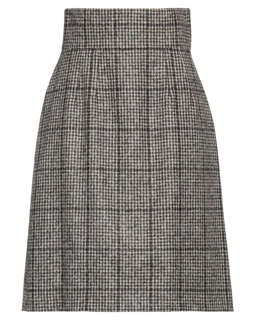 Dolce & Gabbana Gray Mini Skirt