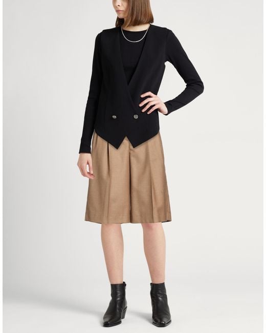 Incotex Brown Slowear Camel Shorts & Bermuda Shorts Virgin Wool