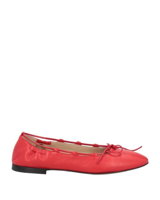 Pomme D'or Red Ballet Flats