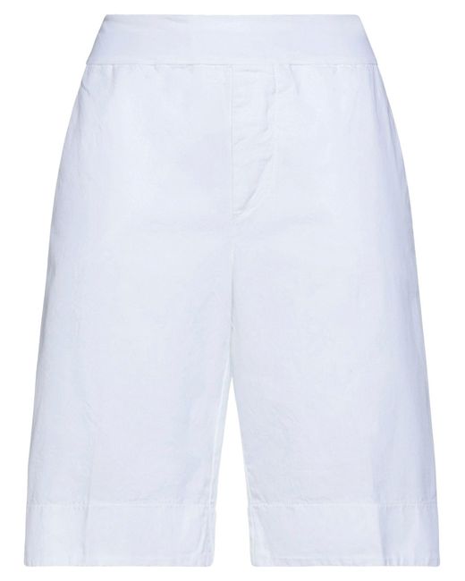 European Culture Cotton Shorts & Bermuda Shorts in White - Lyst