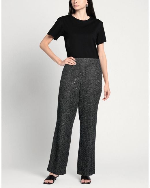 Cambio Gray Pants Polyester, Modal, Viscose