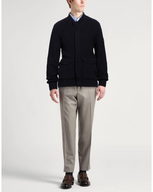 Paul & Shark Blue Midnight Cardigan Virgin Wool for men