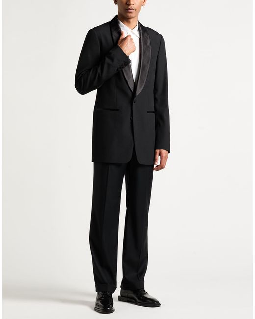 Dries Van Noten Black Blazer Wool, Silk for men