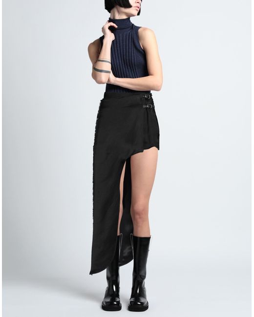 DURAZZI MILANO Black Mini Skirt