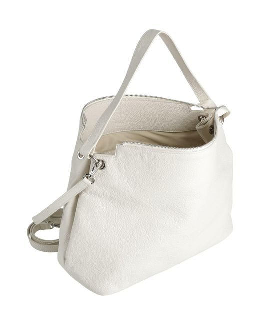Exte White Handbag Leather