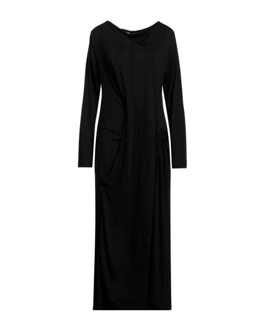 Robe longue Yohji Yamamoto en coloris Black