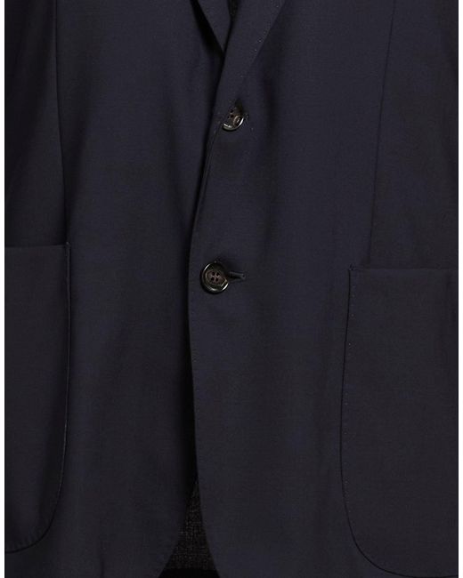 BE ABLE Blue Midnight Blazer Wool, Elastane for men