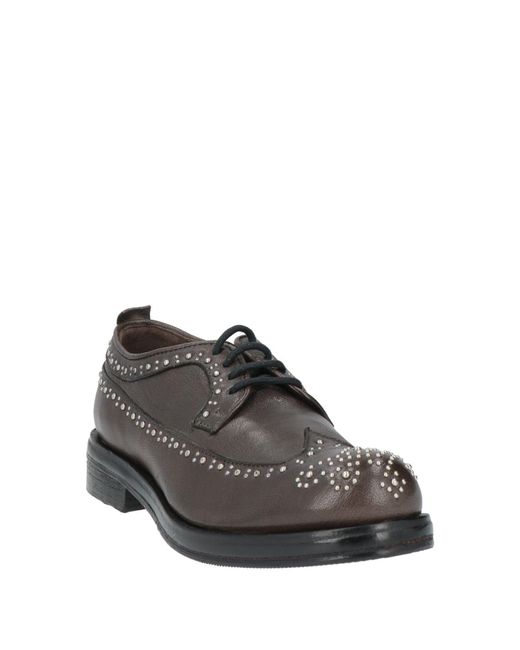 JP/DAVID Brown Lace-Up Shoes Leather
