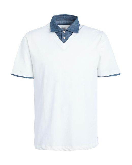 Eleventy White Polo Shirt for men