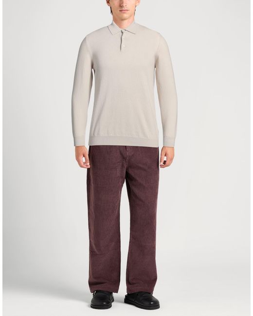 Fedeli White Sweater Cashmere for men