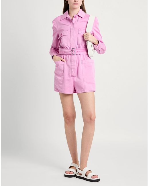 Max Mara Pink Sfilata Playsuit Cotton