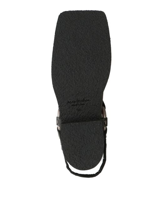Acne Black Boot Leather