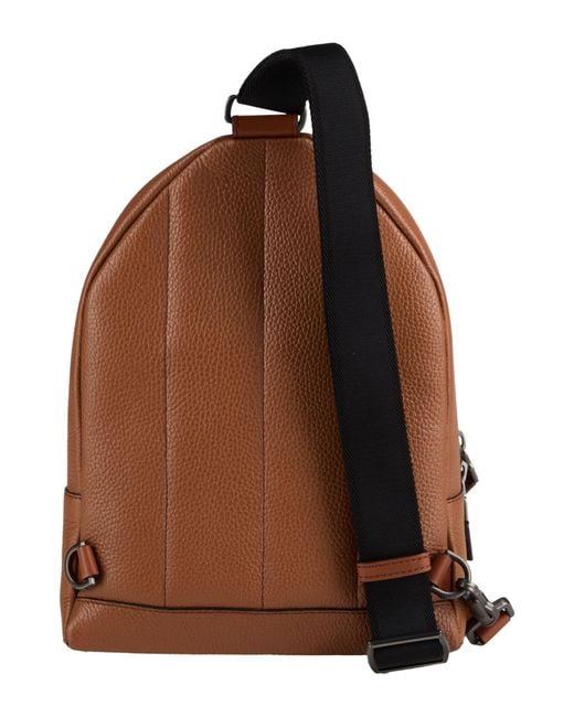 Pineider Brown Backpack Leather for men