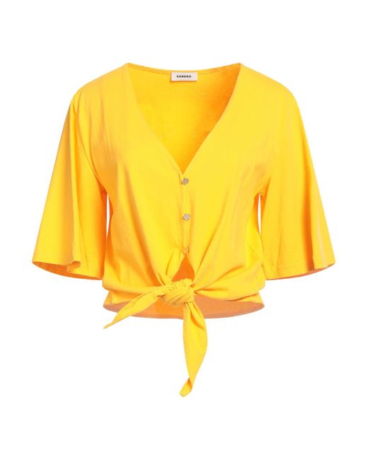 Sandro Yellow Shirt