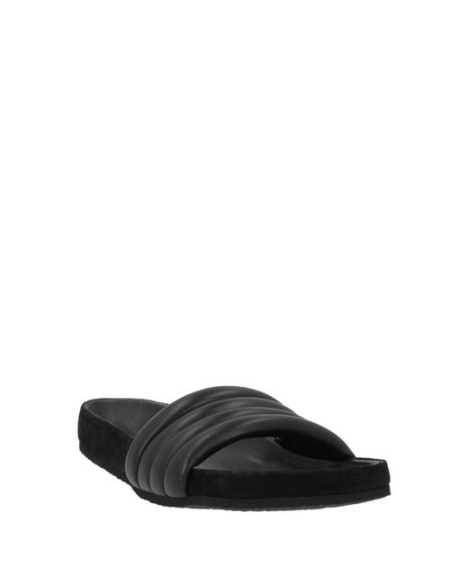 Isabel Marant Black Sandals Leather for men