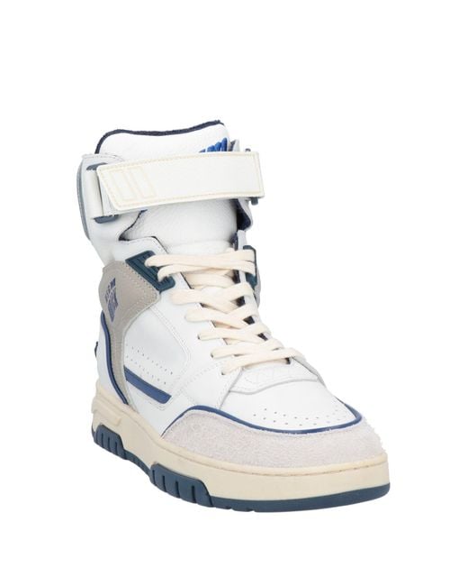MSGM White Sneakers Leather for men
