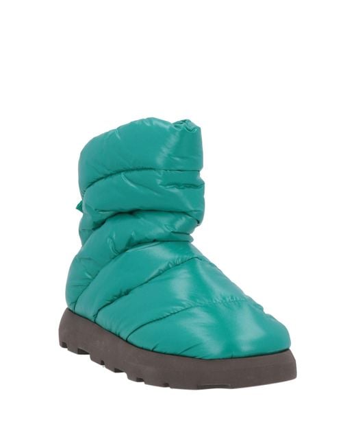 PIUMESTUDIO Green Ankle Boots