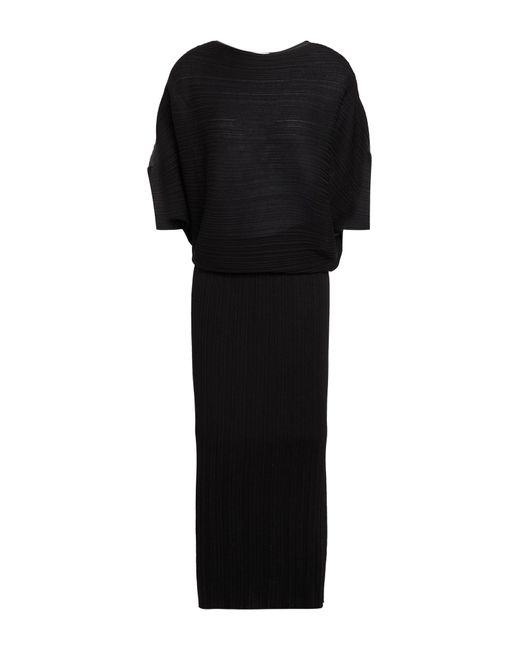Agnona Black Midi-Kleid