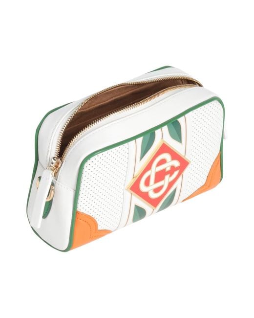Casablanca White Cross-Body Bags