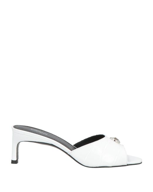 Coperni White Sandals Leather