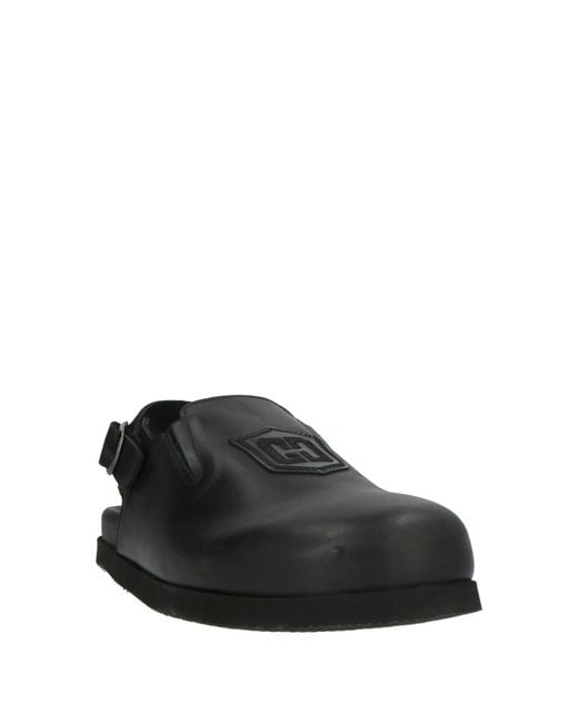 Giovanni Conti Black Mules & Clogs for men