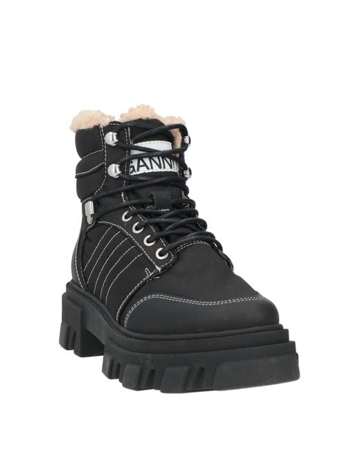 Ganni Black Ankle Boots