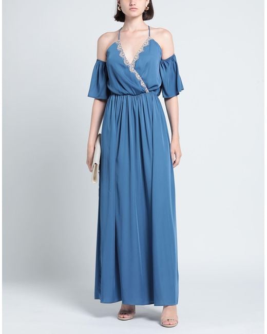 Liu Jo Blue Maxi-Kleid