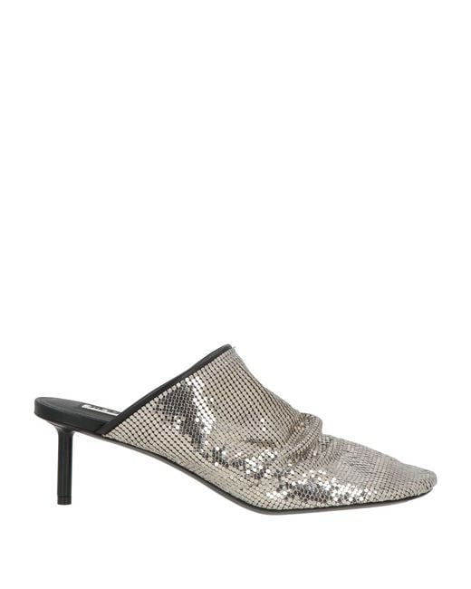 Jil Sander White Mules & Clogs