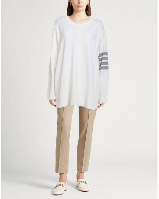 Thom Browne White Jumper