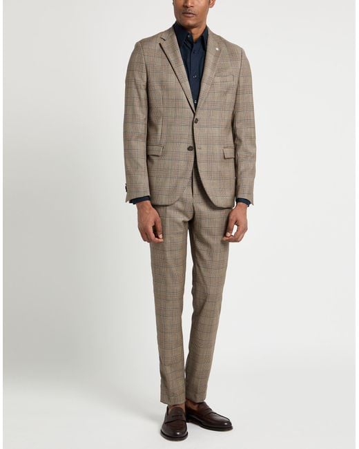 Manuel Ritz Brown Suits for men