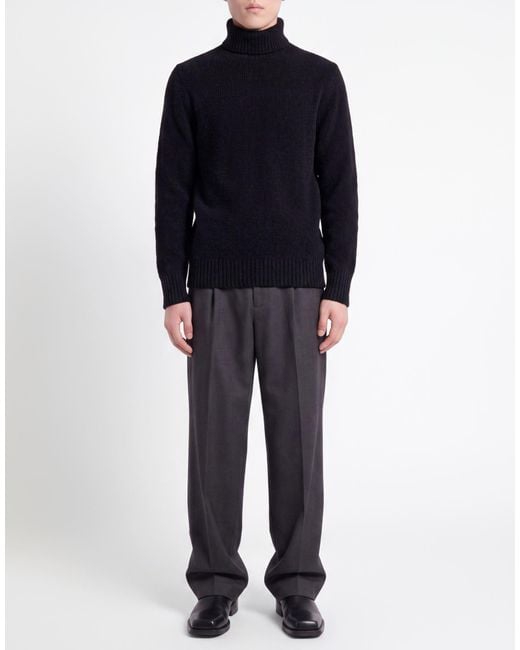 Barena Black Turtleneck Wool, Polyamide for men