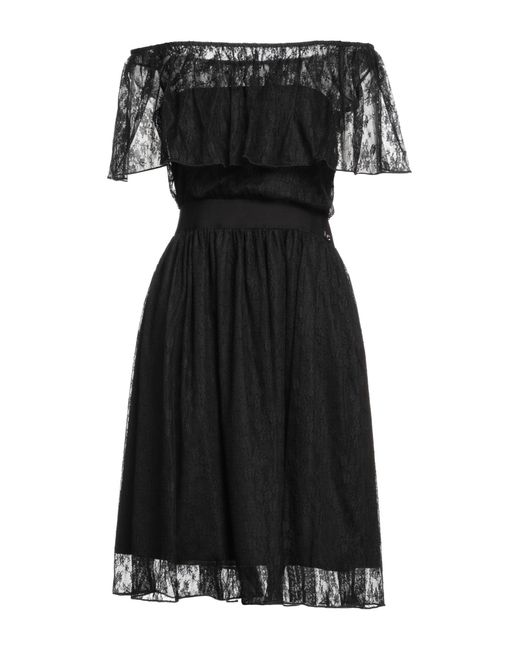 Blugirl Blumarine Black Midi Dress