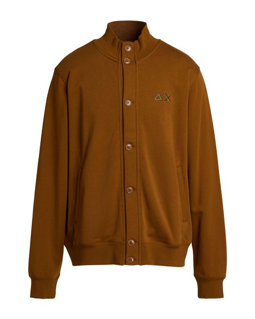 Sun 68 Brown Sweatshirt for men