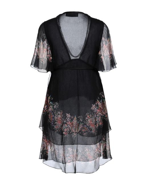 DSquared² Black Mini Dress Silk